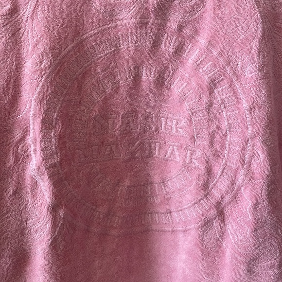 Nasir Mazhar x Topman Pink Terry Cloth Zip-up Size Small - Picture 14 of 16